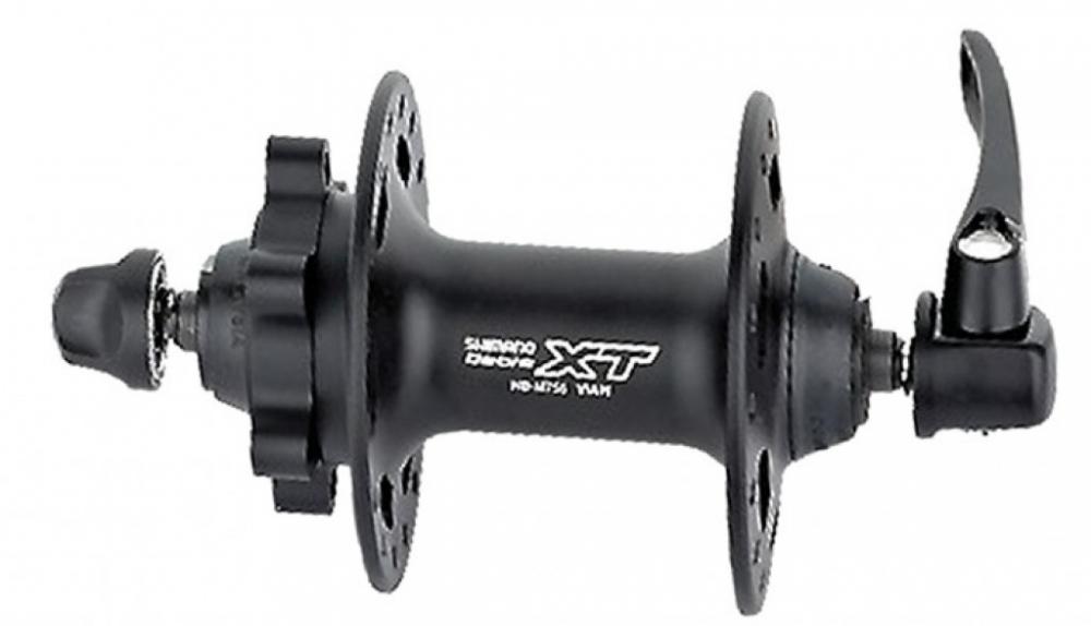 SHIMANO Vorderradnabe DEORE XT HB-M756 6-Loch Schnellspanner Vorderradnabe 36 Loch