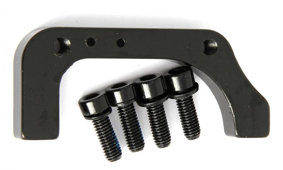 TEKTRO Bremssatteladapter IS/Postmount AQ1.0 Series Ø 180 mm Schwarz - für 180 mm Scheibenrotor hinten