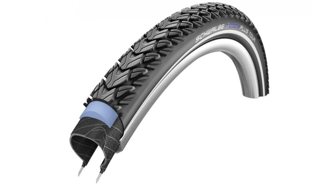 Schwalbe 2x MARATHON PLUS TOUR 28x1.60 + 2x Schlauch AV17