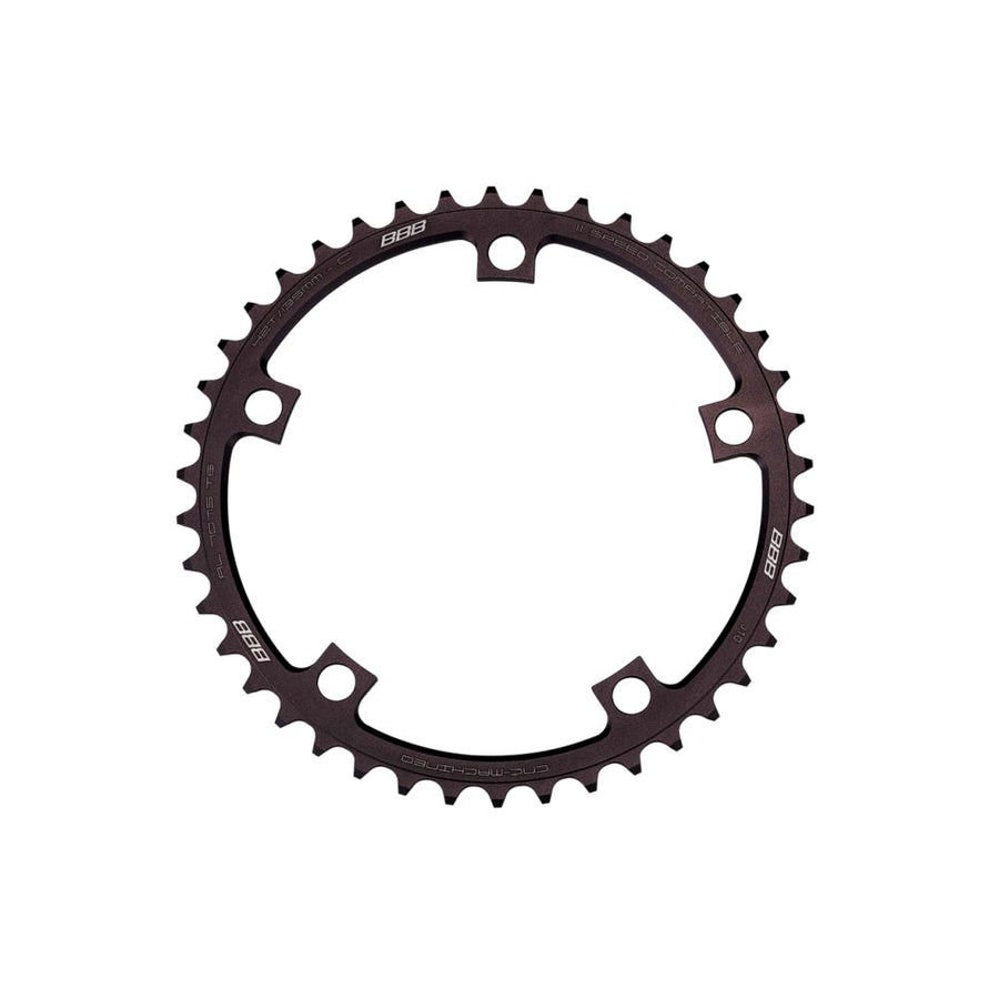 BBB Cycling Kettenblatt RoadGear 42T/135mm 11sp. 42Z/135mm anthrazit - präzise Schaltperformance