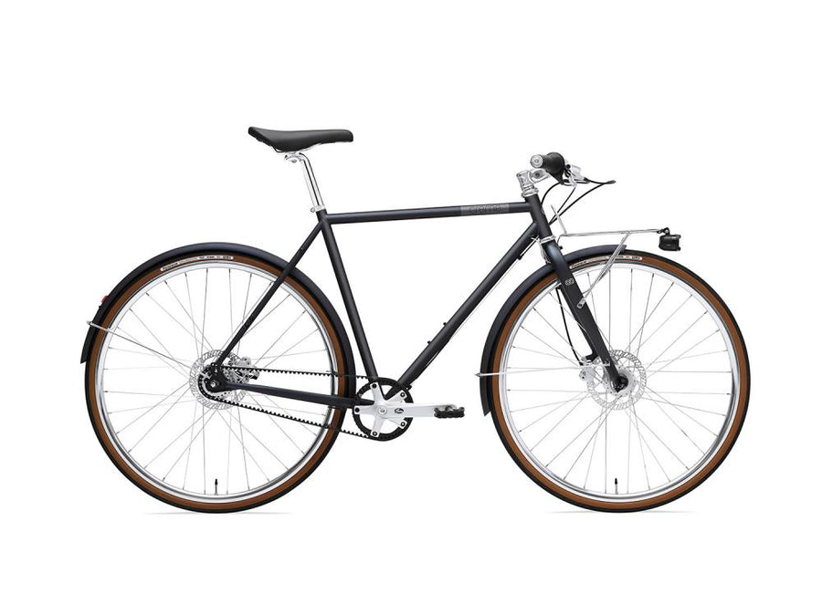 Creme Cycles Ristretto Bolt 8-Gang Cityrad Größe 55 Carbon Gray - Wartungsarmer Riemenantrieb
