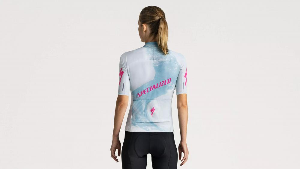 SBC Foundation Graphic Jersey Damen - Kurzarm Funktionsshirt Sea/Rebel Pink Focal - Trikot