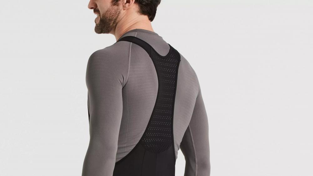 SEAMLESS BASELAYER LS MEN GRY L/XL - Nahtlose Funktionsunterwäsche Langarm Herren Grau - Bekleidung