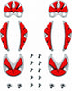 Sidi SRS Carbon-Ground Sohleneinsätze Rot für Tiger, Drako und Jarin 41-44
