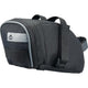 Merida Satteltasche STRIPE S Schwarz/Grau - Klettverschluss, spritzwassergeschützt