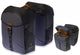 Basil Doppeltasche Miles wasserdicht black slate 32l