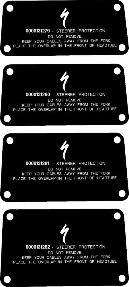PROTECTOR Steerer Tube Protector Kit für Specialized Vado SL MY21 - Alle Rahmengrößen - Rahmenschutz