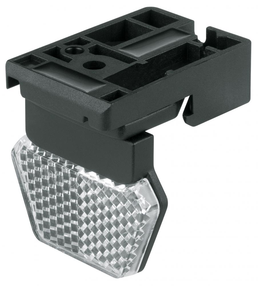 MonkeyLink Front Reflektor ML-1  Magnetischer Frontreflektor mit Schutzkappe, schwarz, für sicheres Fahren und bessere Sichtbarkeit, einfache Montage mit Magnetverschluss