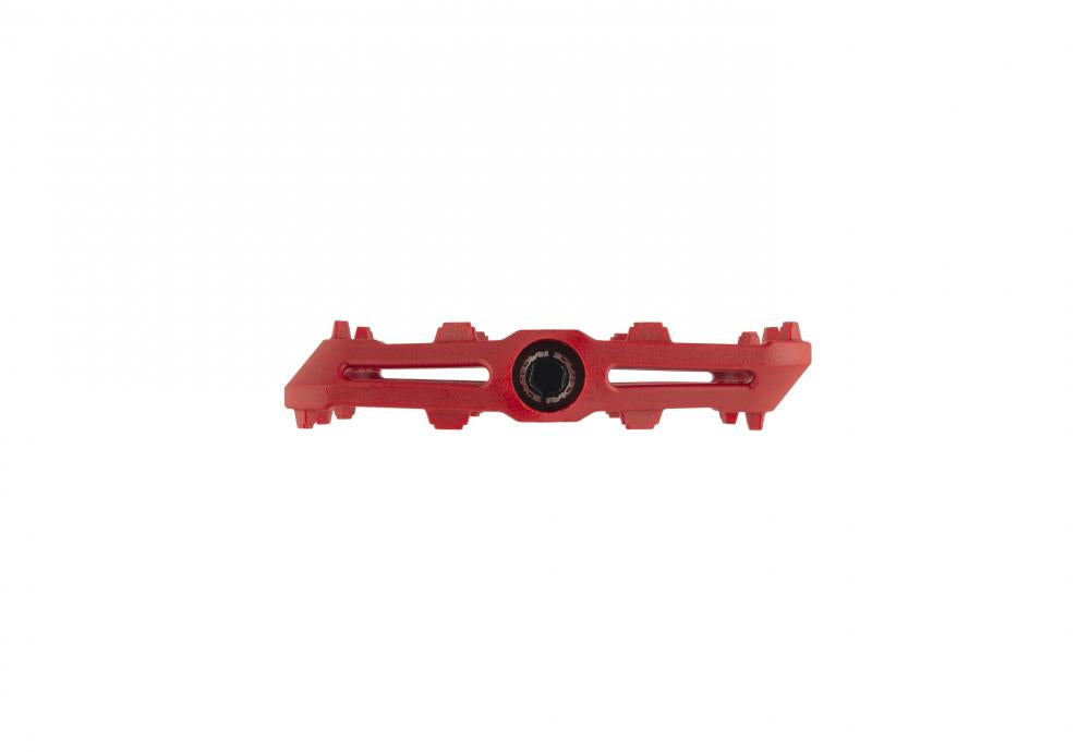 Race Face Ride Plattform-Pedal, red - robustes MTB-Pedal für Grip und Kontrolle