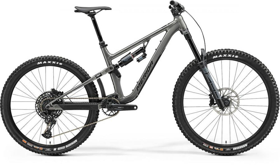 Merida ONE-SIXTY 700 III2 S GLOSSY GUNMETAL GREY - endurostarkes Trail-Bike aktueller Stand der Technik