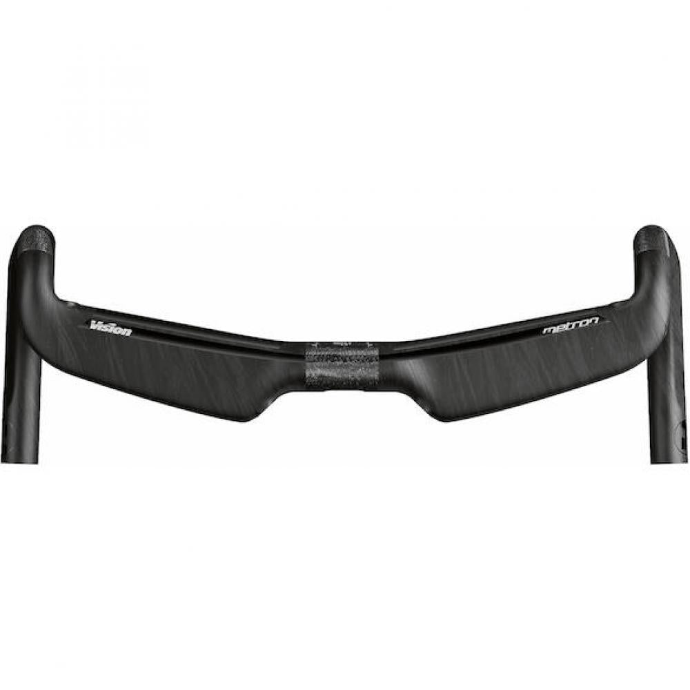 Vision Lenker Metron Aero 31,8 x 400 mm Schwarz - aerodynamischer Carbon-Rennradlenker