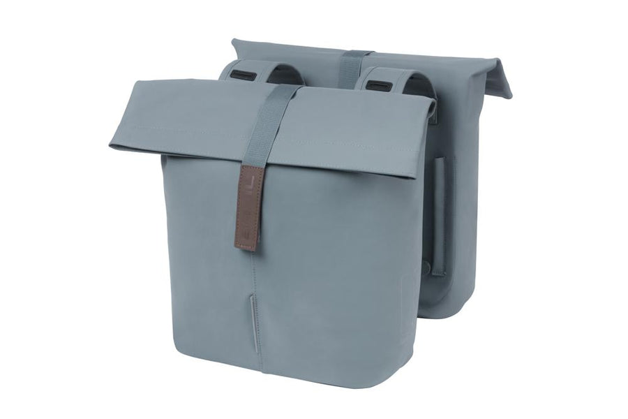 Basil Doppelpacktasche City graphite blue 12x29x30 cm 28 bis 32l