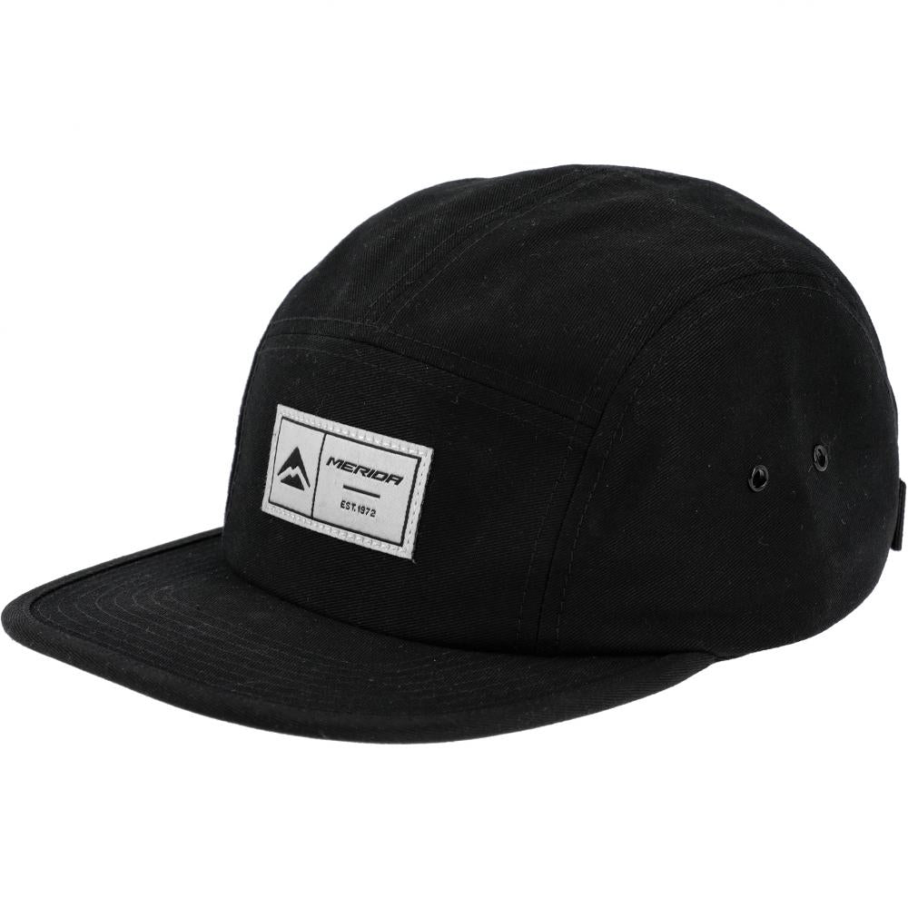 Merida Kappe MERIDA HERITAGE 5-Panel Onesize Schwarz - stylische Freizeit-Cap