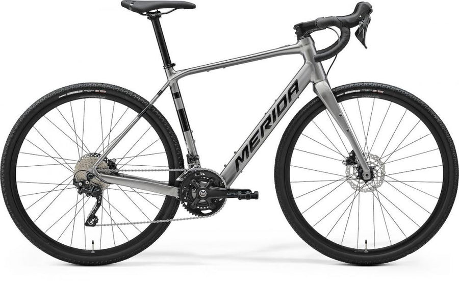 MERIDA eSILEX 400 E-Gravelbike L, gunmetal grey black, Mahle X30, 237 Wh Akku, Shimano GRX400