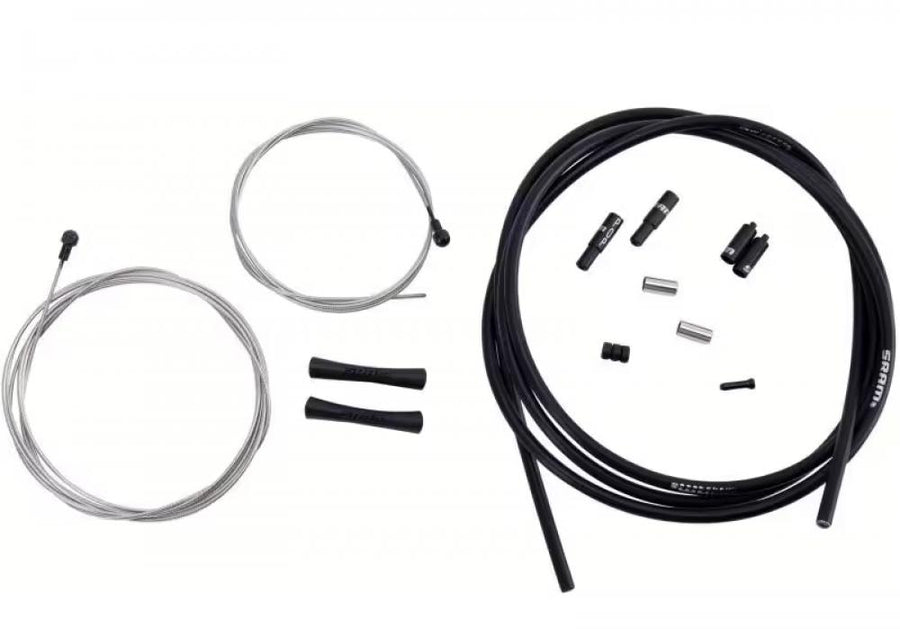 SRAM SlickWire Pro Schalt-/Bremskabel-Kit weiß - präzise und leichtgaengige Schalt- & Bremsperformance