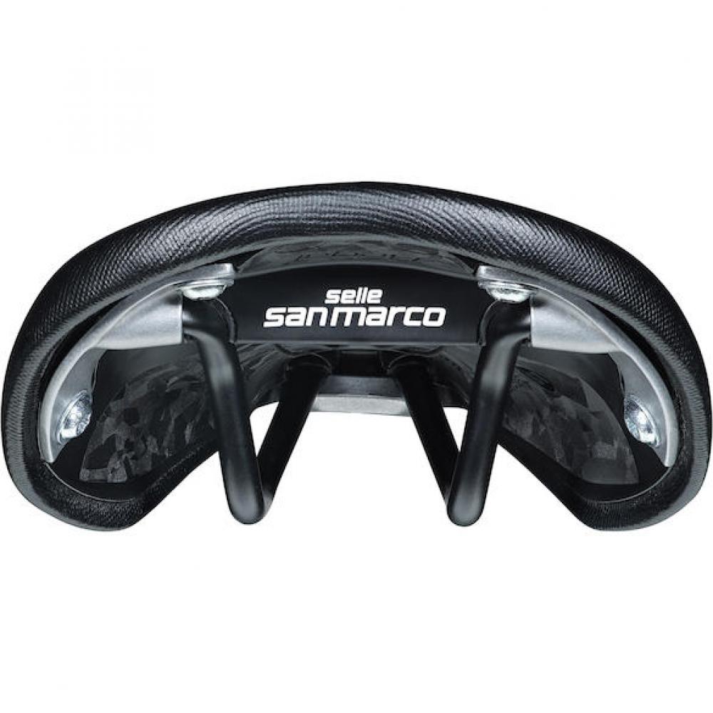 Selle San Marco Sattel Regal Short Full-Fit Dynamic 140 x 255 mm Schwarz - komfortabler Offroad-Sattel
