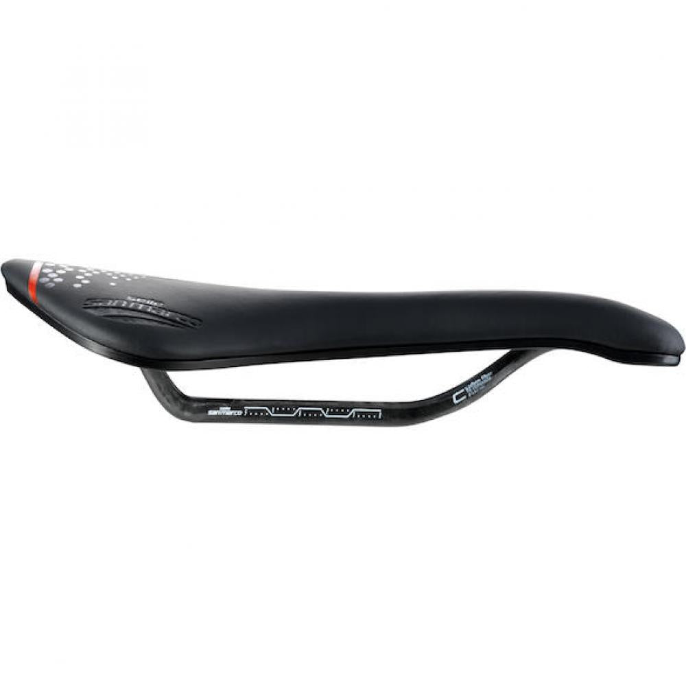 Selle San Marco Sattel Aspide Short Carbon FX 155 x 250 mm Schwarz - leichter Rennradsattel