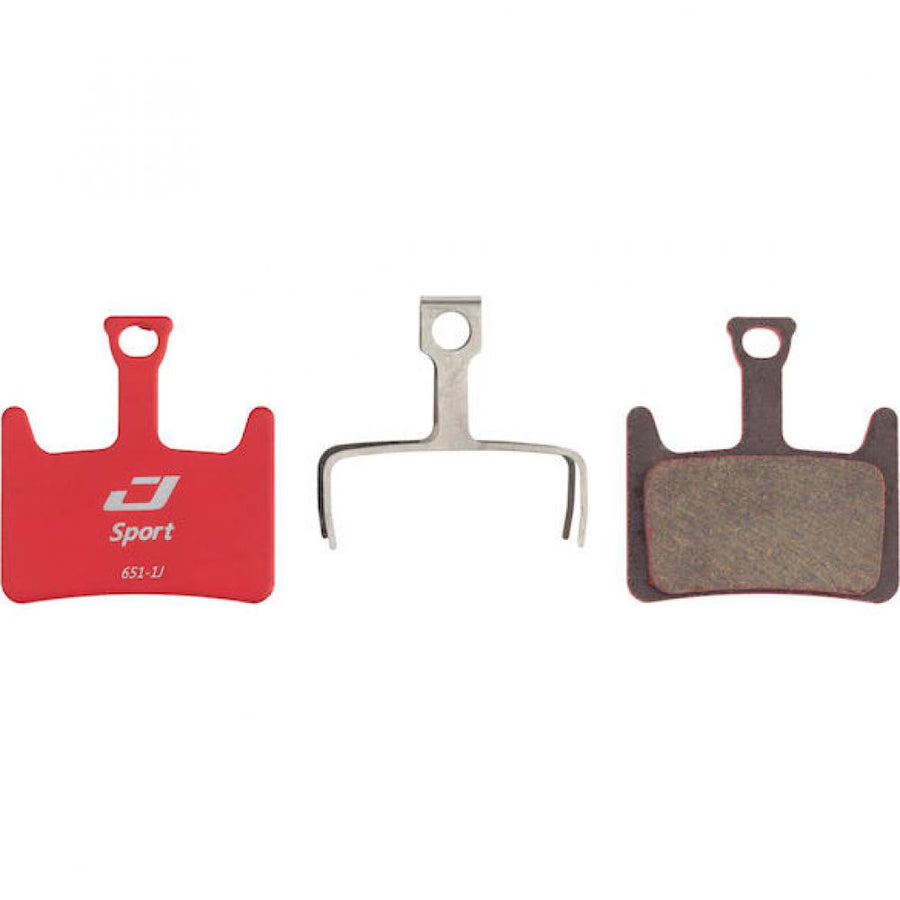 Jagwire Bremsbeläge Disc Sport Semi-Metallic rot - hohe Haltbarkeit für Scheibenbremsen