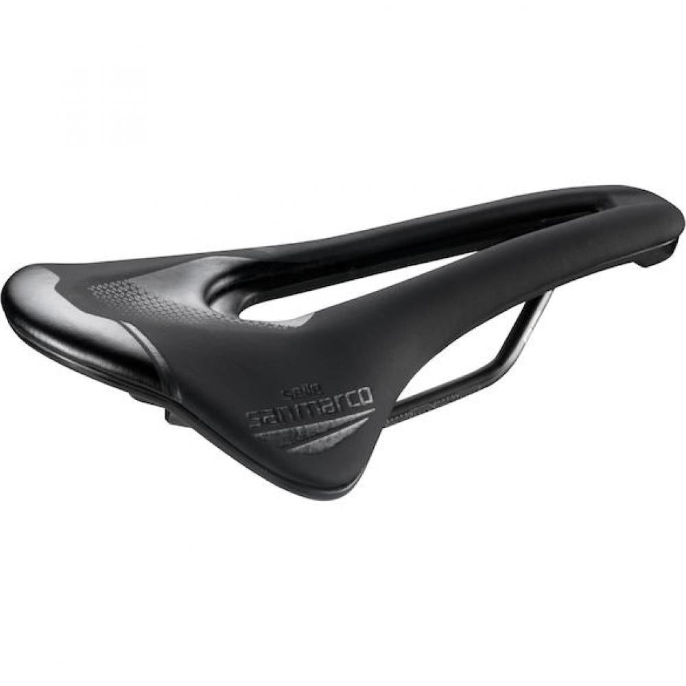 Selle San Marco Sattel Shortfit 2.0 Racing 155 x 255 mm Schwarz - leistungsstarker Rennradsattel