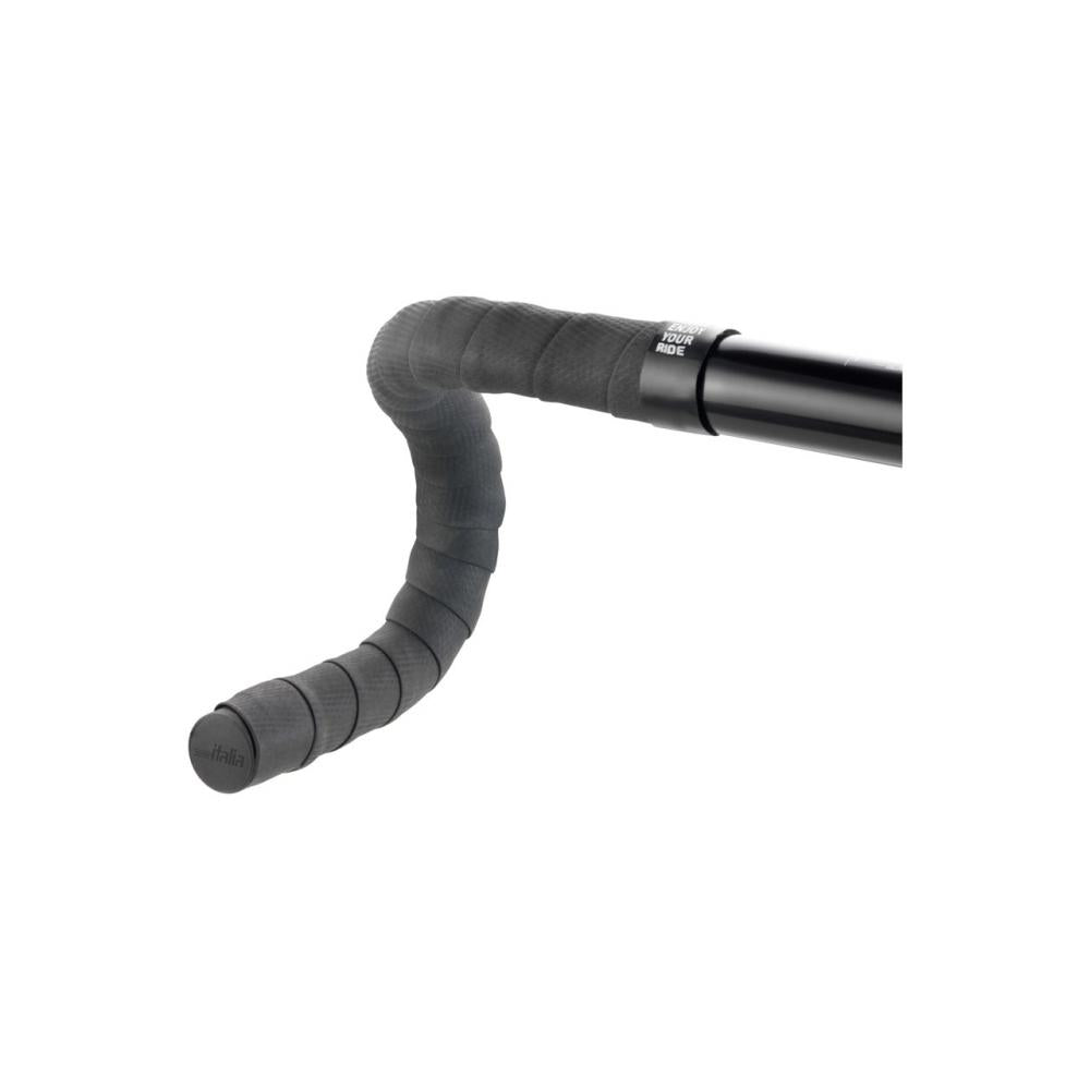 Selle Italia Smart Tape Green-Tek Lenkerband Schwarz - 2,5 mm, 35 × 1800 mm, integrierte Endstopfen