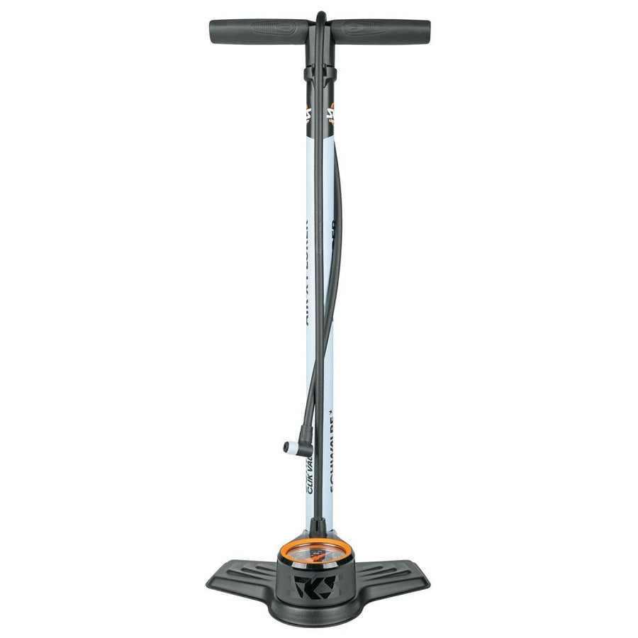 SKS Air-X-Plorer 10.0 Editions-Standpumpe mit Clik Valve & Manometer, 476 cm³ Hub, bis 10 bar, Soft-Touch-Griff, Made in Germany