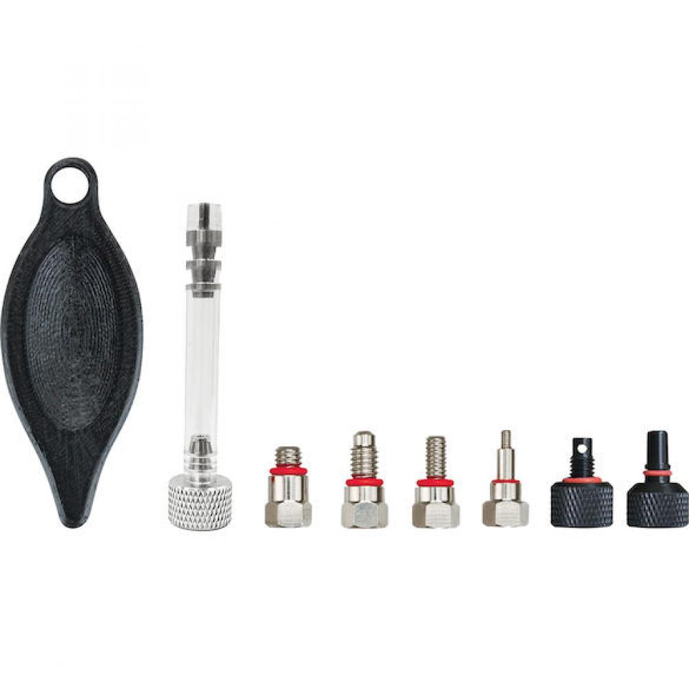 Jagwire Ersatz-Adapter-Set für Pro Bleed Kit One Size Rot - vielseitige Bremsentlüftung
