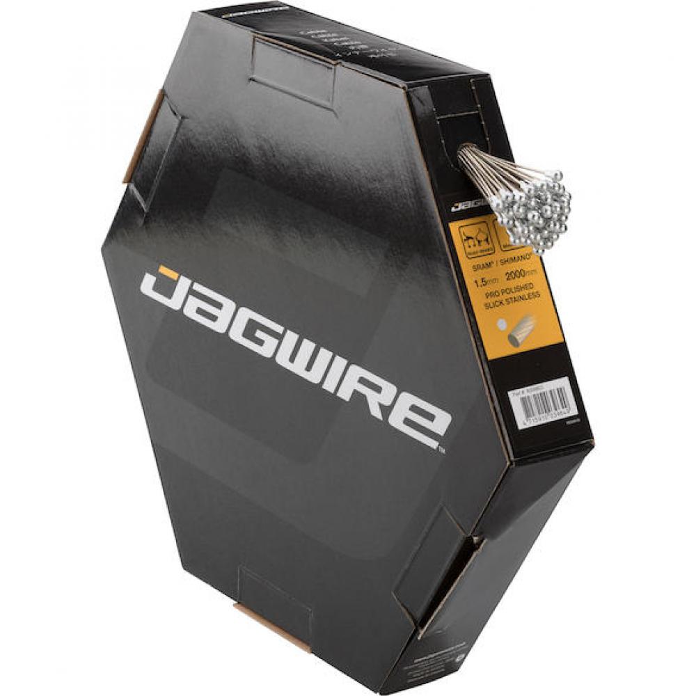 Jagwire Bremszug Road Pro Pro-Slick polished 1.5 x 2000 mm Silber - maximale Bremsperformance