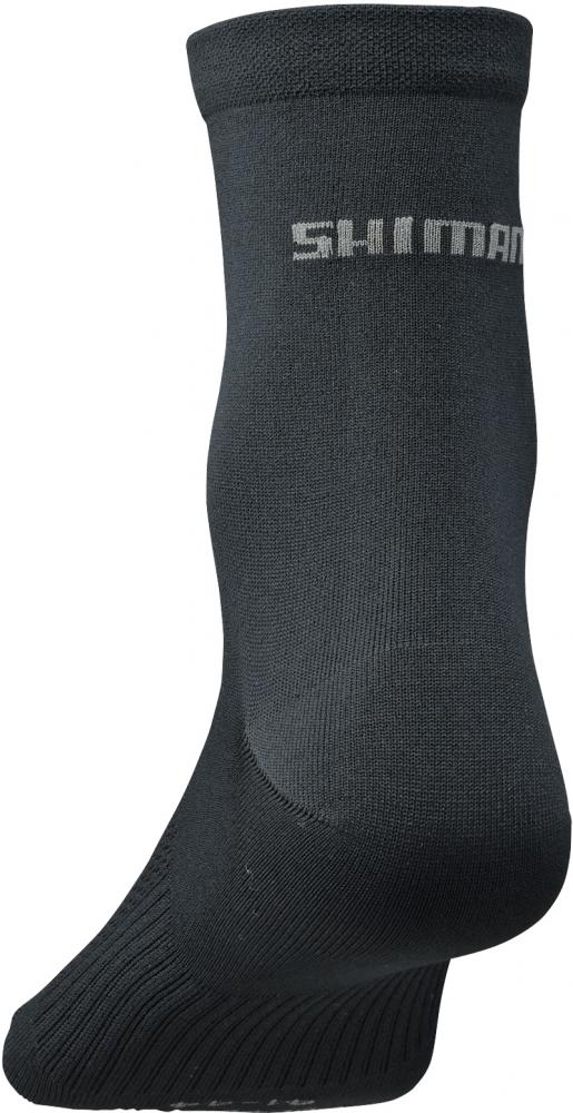 SHIMANO PERFORMANCE MID SOCKS BLACK Größe S/M BLACK - atmungsaktive Radsocken