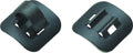 Jagwire Zugführungen aufklebbar Schwarz - 4er Set Aluminium Cable Guides