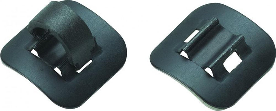 Jagwire Zugführungen aufklebbar Schwarz - 4er Set Aluminium Cable Guides