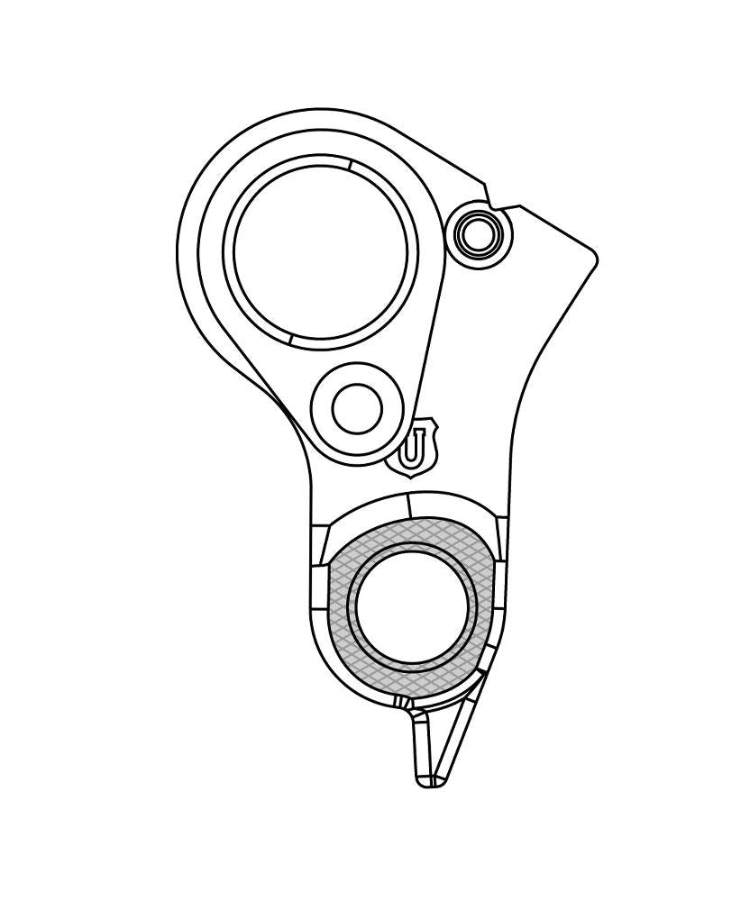 Union Marwi GH-311 Schaltauge für Cube - Aluminium AL 6061