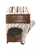 CHIBA Pure Nature - Radhandschuhe XXL beige/braun, Naturmaterial, Retro, gepolstert