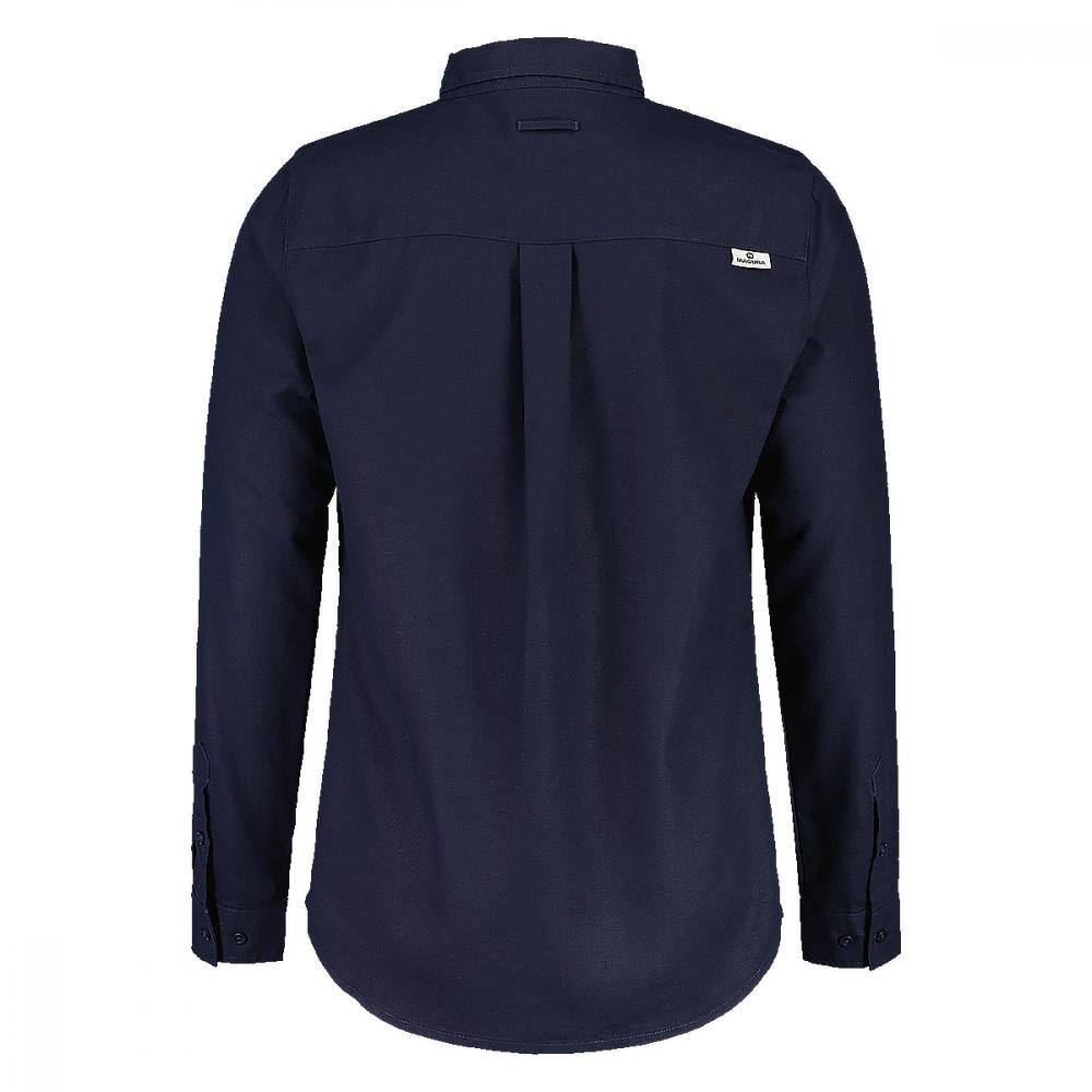 MAGURA Night Blue Shirt highfivemtns, S Blue - funktionelles Freizeit- und Bike-Hemd