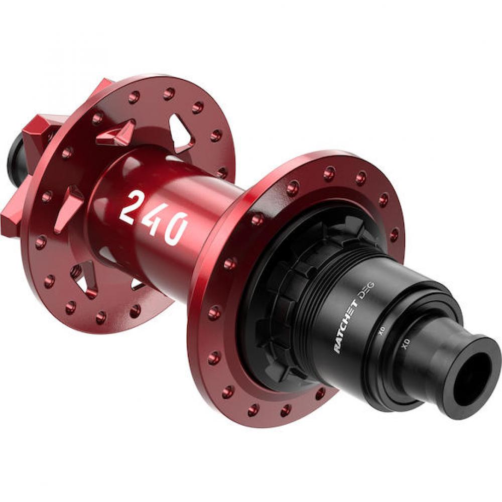 DT Swiss Nabe MTB HR 240 DEG Classic 6-Loch Boost 32 Loch Rot - maximale Performance