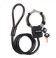 Master Lock Schellenschloss Street Cuff 8275 inkl. 4 Schlüssel Kabeldicke 8mm Länge 1000mm Innendurchmesser Handschelle 50mm Farbe schwarz Gewicht ca.375gr., (Herst.Nr.8275EURDPROBLK)
