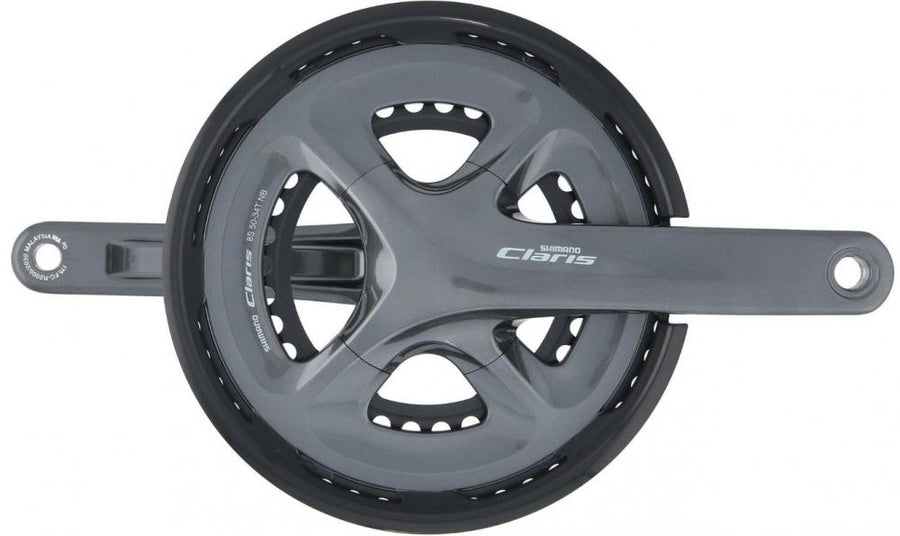 SHIMANO Kurbelgarnitur CLARIS FC-R2000 Kurbelgarnitur - 8-fach, 175 mm, 50-34 Zähne, 34 Zähne