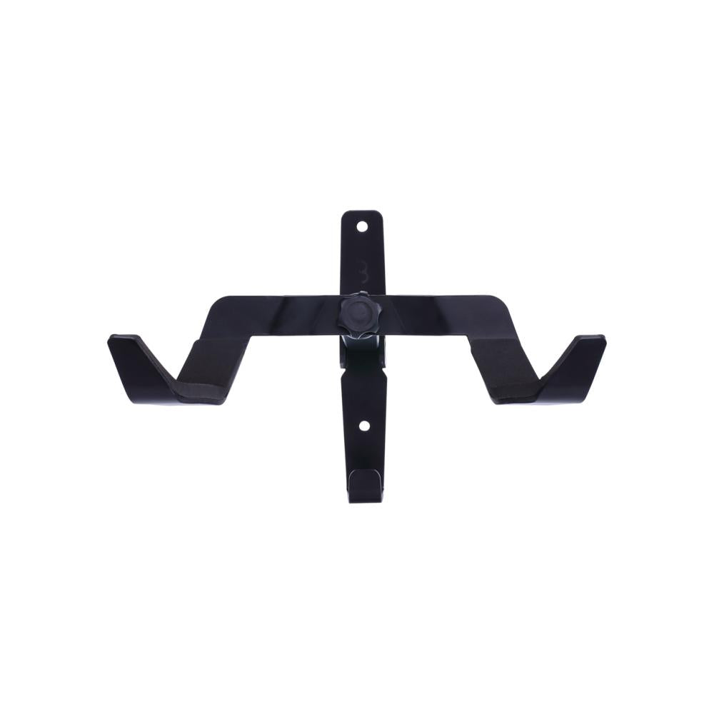 BBB Cycling Wandhaken Wallmount Deluxe 350mm schwarz - platzsparende Fahrradaufhängung