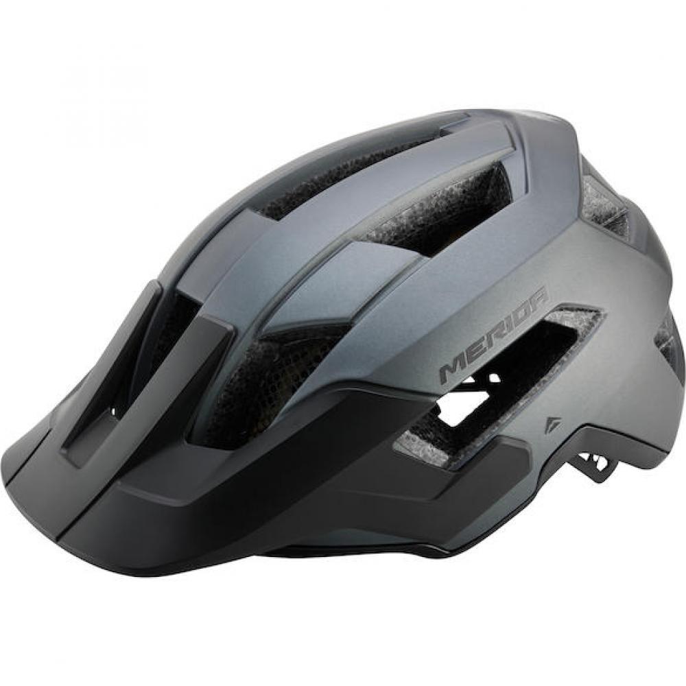 Merida Helm Northshore anthrazit 58-62 cm Anthrazit - sicherer Trail- und All-Mountain-Helm
