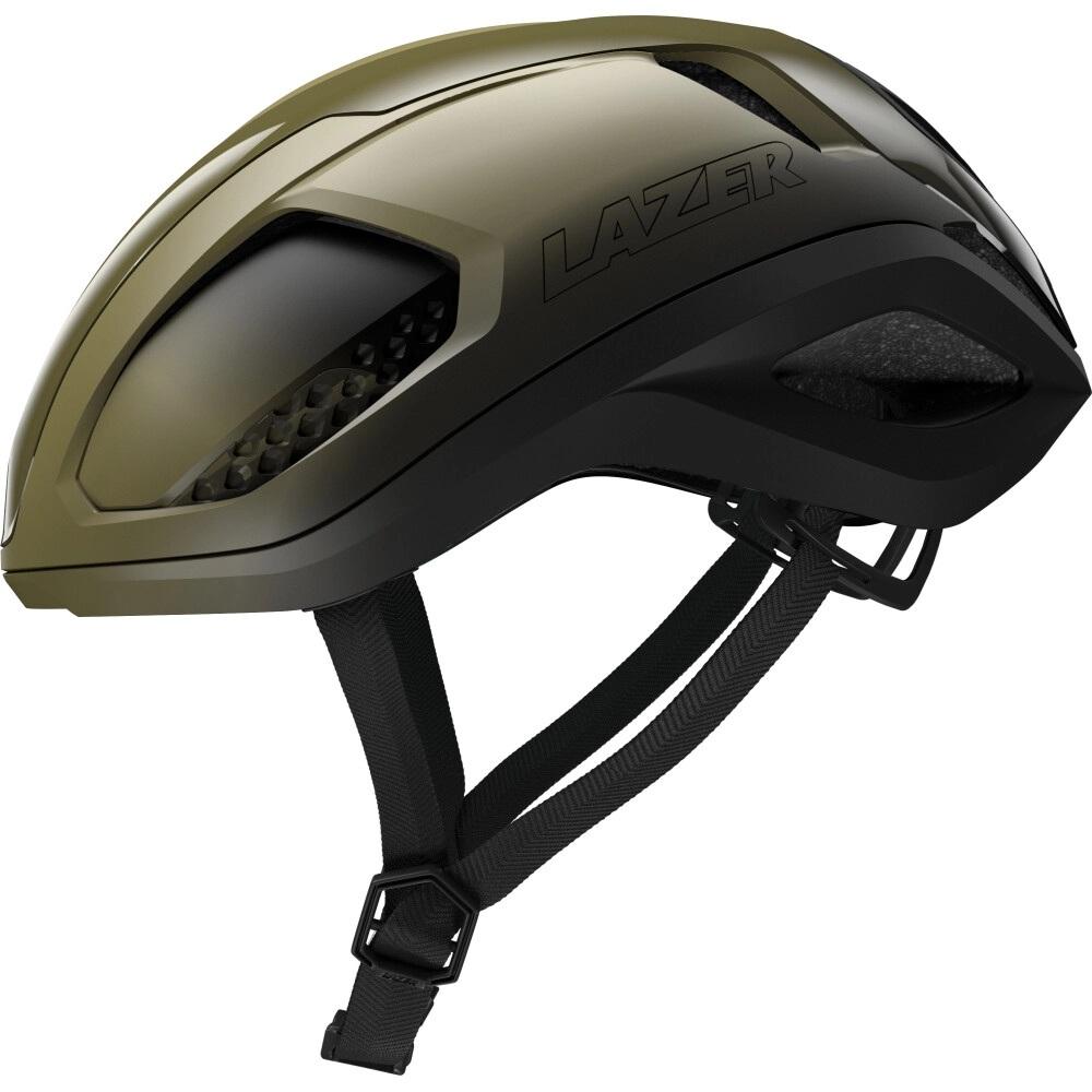 LAZER Helm Vento KinetiCore Road Salt & Pepper M - aerodynamischer Rennradhelm