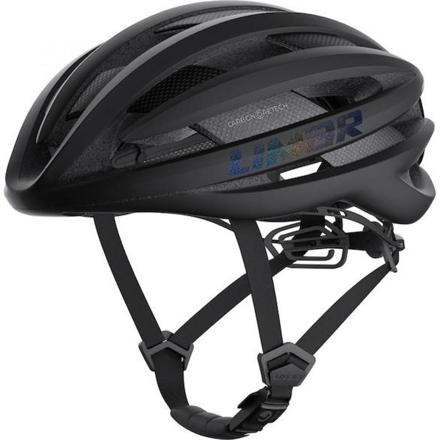 Limar Air Pro Fahrradhelm Größe L - Carbon Rennradhelm Iridescent Matt Black