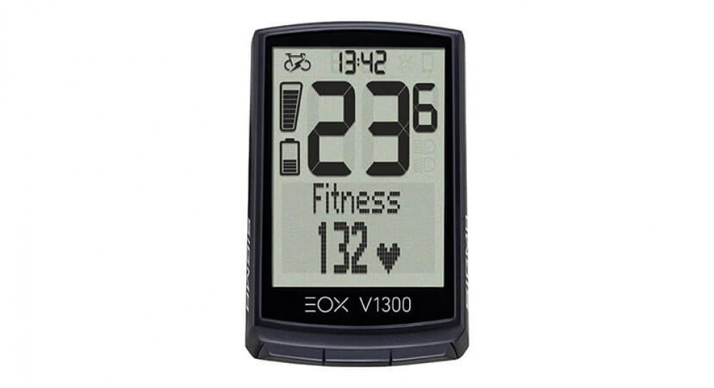 Sigma EOX VIEW 1300 E-Bike-Computer Schwarz - Kabelloses Display mit Komoot-Navigation