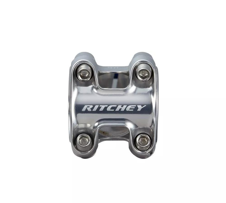 Ritchey Classic 4Axis Vorbaulenkerkappe, 31,8 mm, hochglanzpoliertes Silber, kompatibel mit C220 und Toyon Vorbauten, leichtes Aluminium