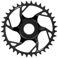 Schwarzes SRAM T-Type Eagle Bosch 36T Kettenblatt für E-MTBs, präziser Antrieb.