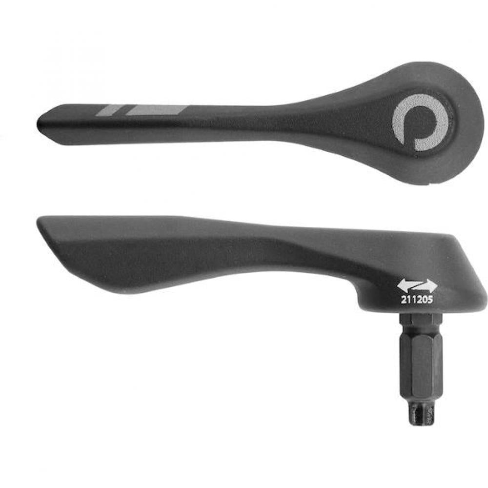 Procraft Werkzeug Multilever Essential Flat Hex 6 / T25 Schwarz - ergonomischer Steckachsenhebel