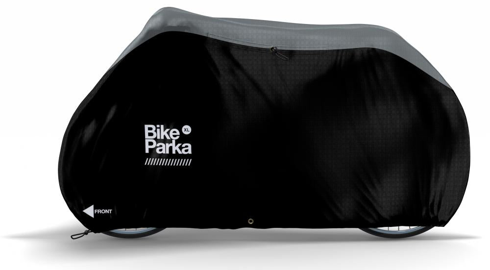 BikeParka Fahrradabdeckung XL Black - robuster Wetterschutz für große Fahrräder