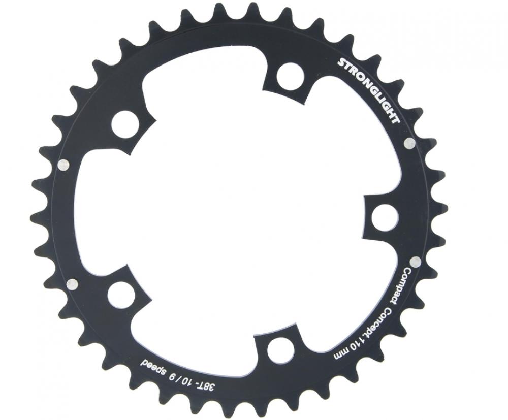 Stronglight Type S Kettenblatt 42 Zähne 110 mm Schwarz