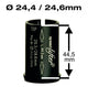 Speedlifter Reduzierhülse 1 1/8\" Ahead Ø24,4/24,6mm 44,5mm Höhe schwarz
