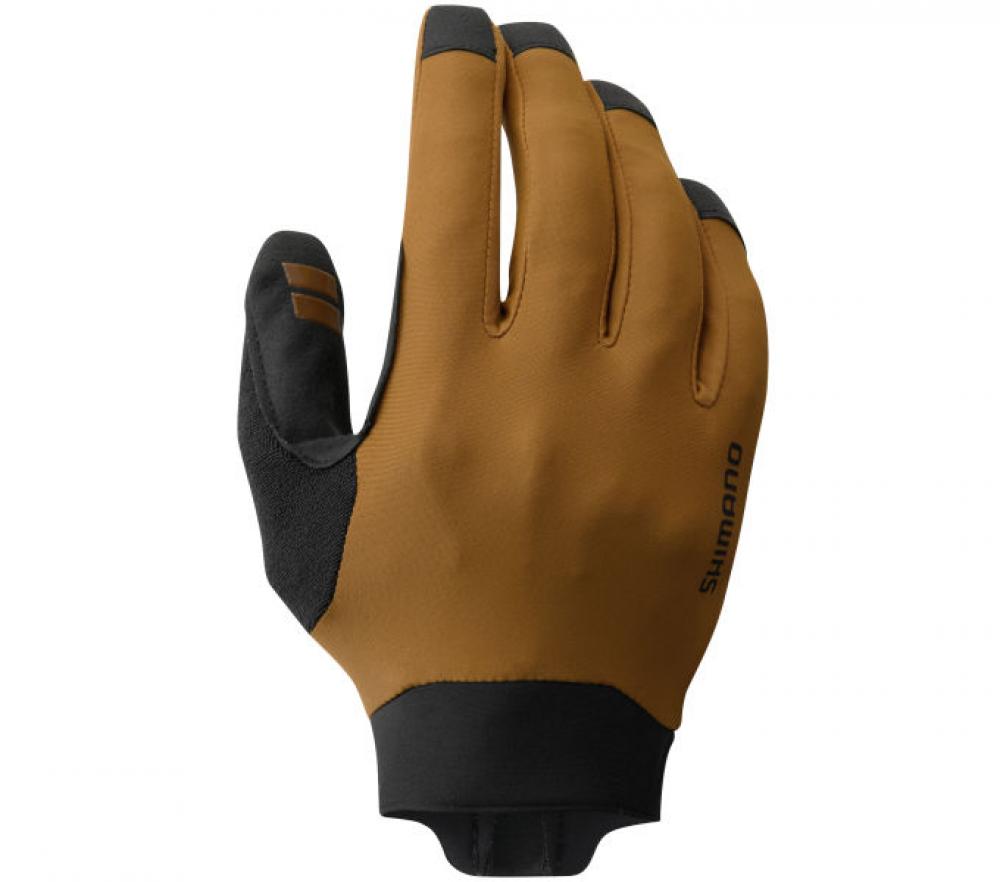 SHIMANO Enduro Gloves Sand Brown Handschuhe L