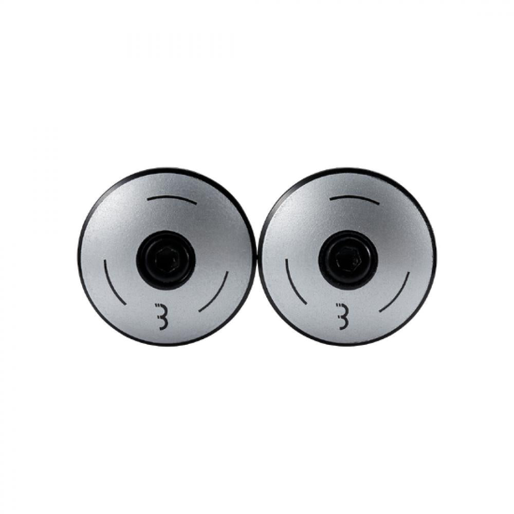 BBB Cycling end caps aluminum ScrewOn Alu 18 - reflektierende Lenkerendkappen für mehr Sicherheit