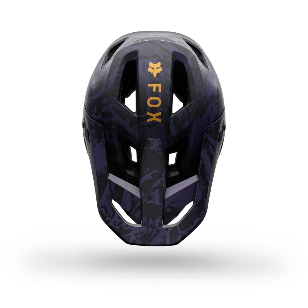FOX Rampage Image Print Fullface-MTB-Helm Plum M 57-58 cm